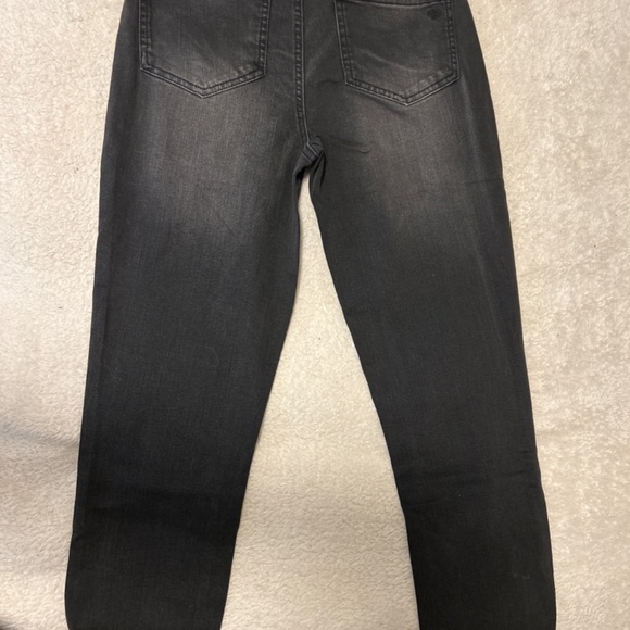 Girls black button up jeans size 16 - Picture 2 of 2